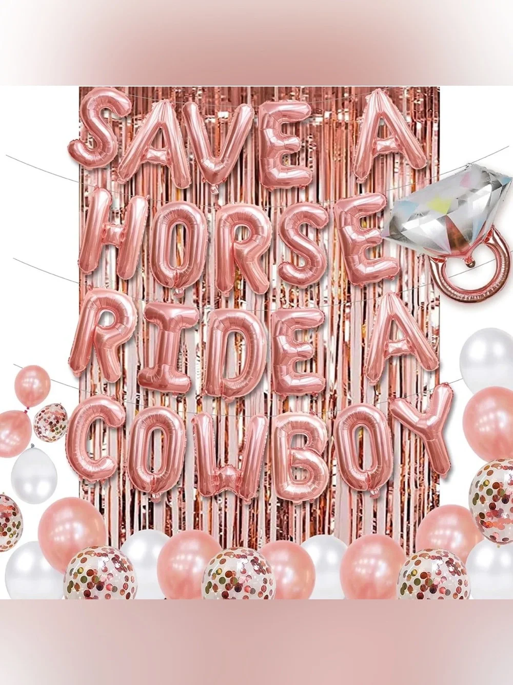 Rose gold “Save a Horse Ride a Cowboy